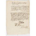 Wounded in the Second Anglo-Dutch War.- Fido (Thomas, surgeon) To Thomas Carew Esqr Judge of the …