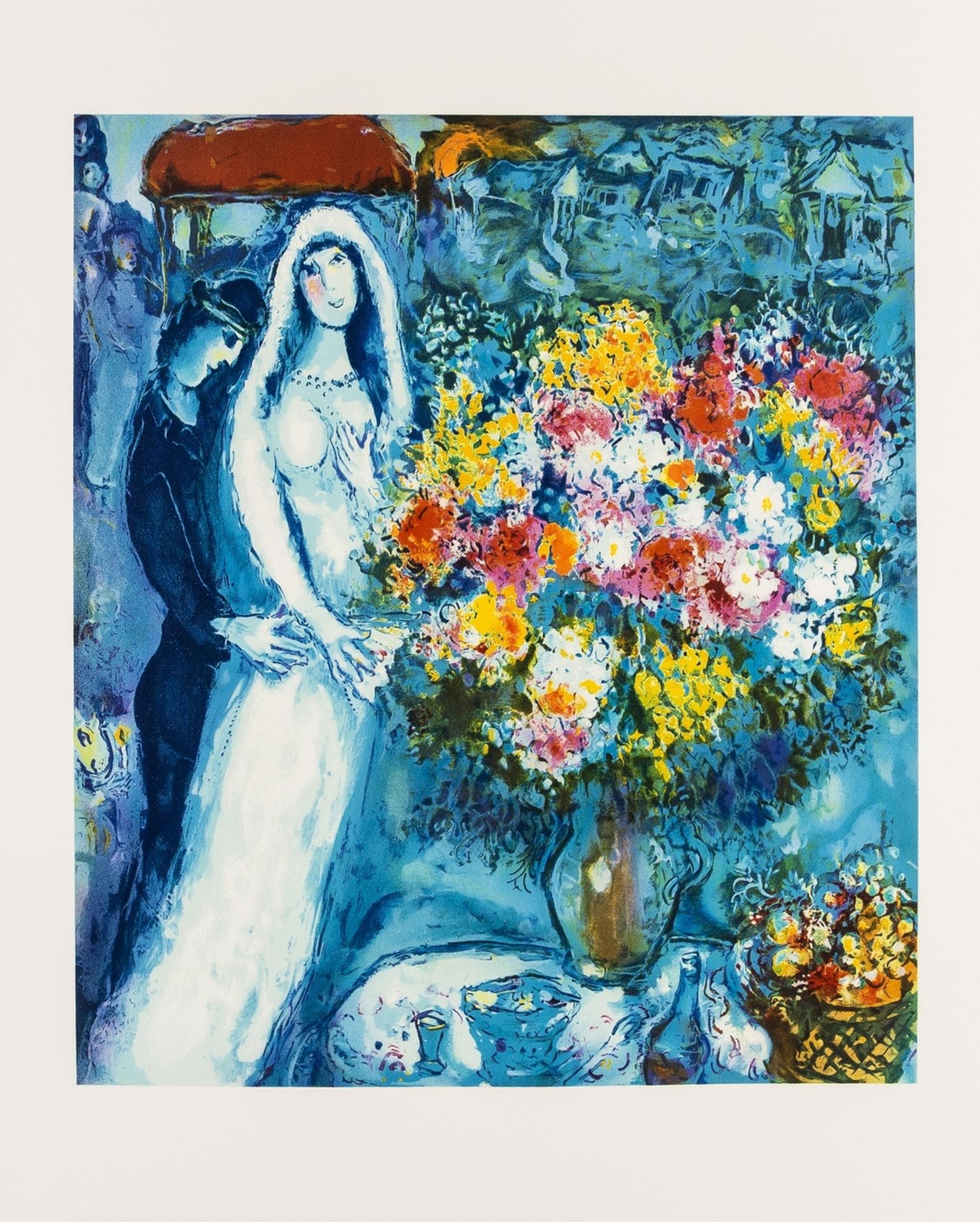 Marc Chagall (1887-1985) after, Bridal Bouquet