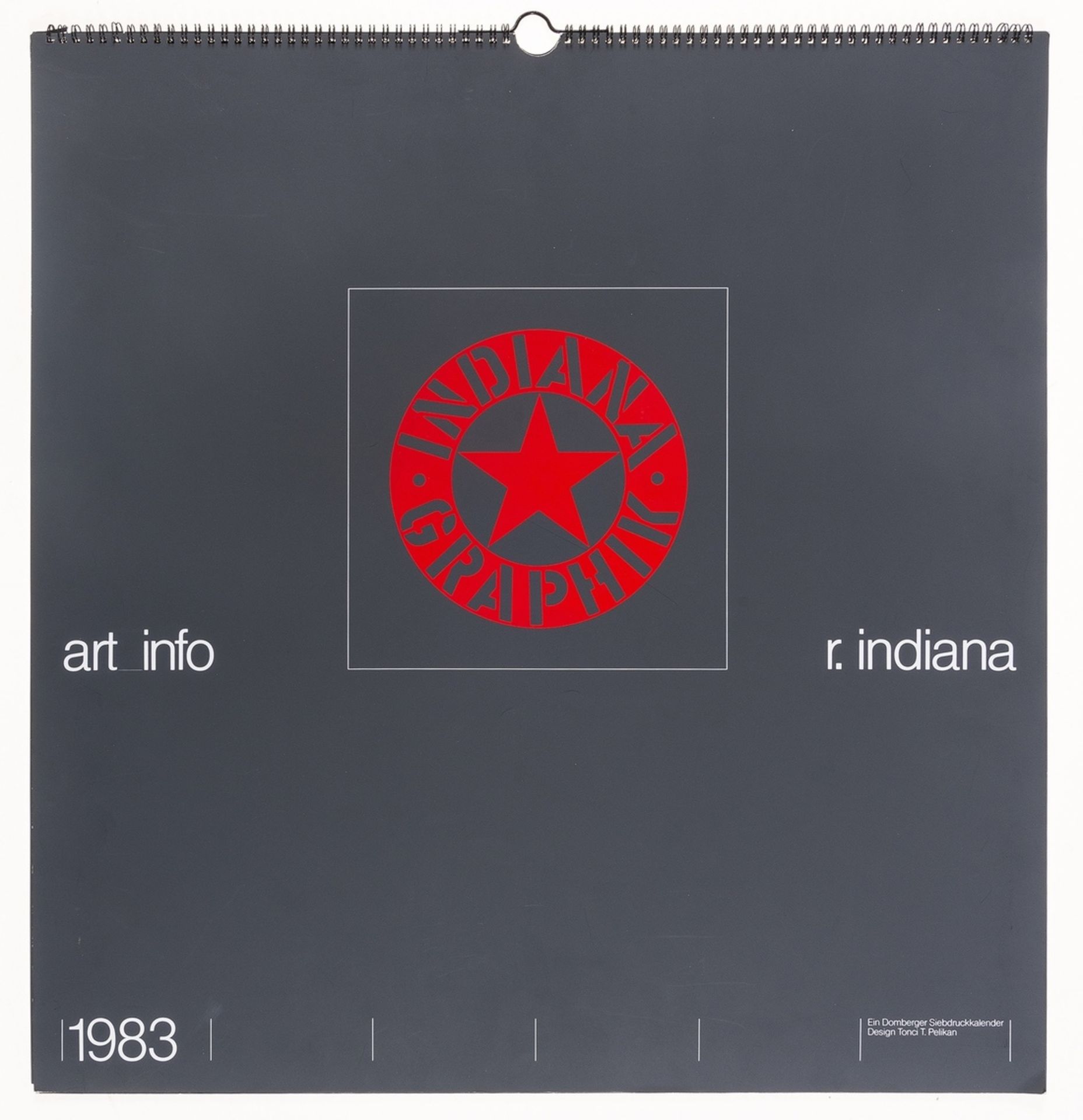 Robert Indiana (1928 - 2018) Domberger Siebdruckkalender (Domberger screenprint calendar) - Bild 2 aus 4