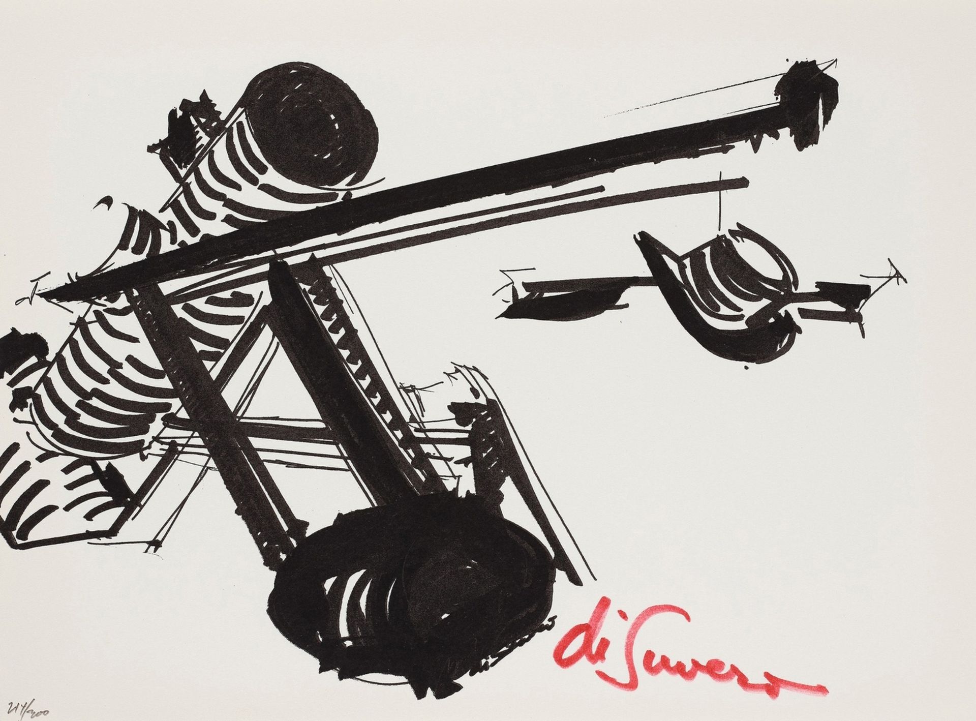 Mark Di Suvero (b.1933) Untitled