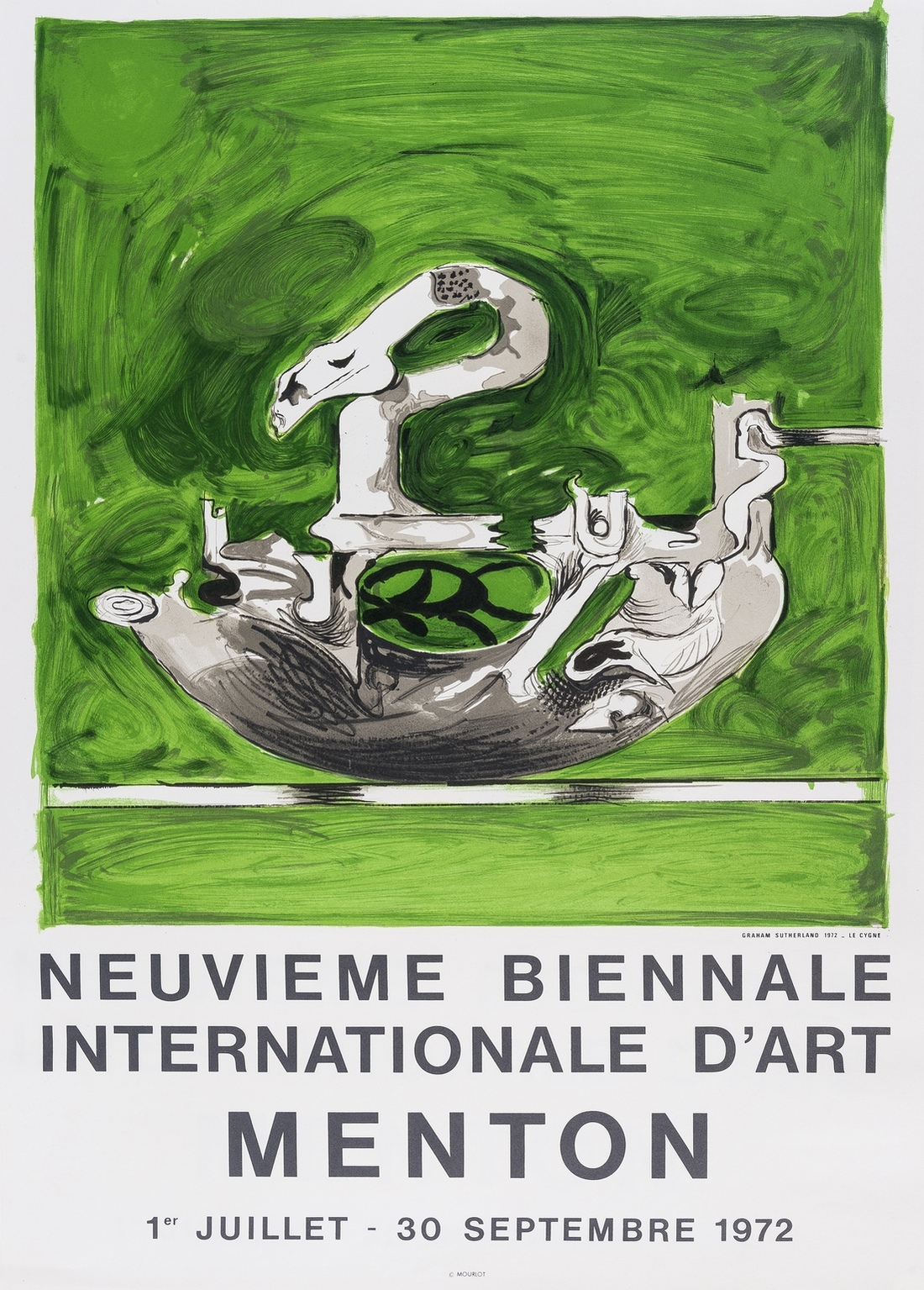 Graham Sutherland (1903-1980) Neuvieme Biennale Internationale D'art Menton (two posters) - Image 2 of 2