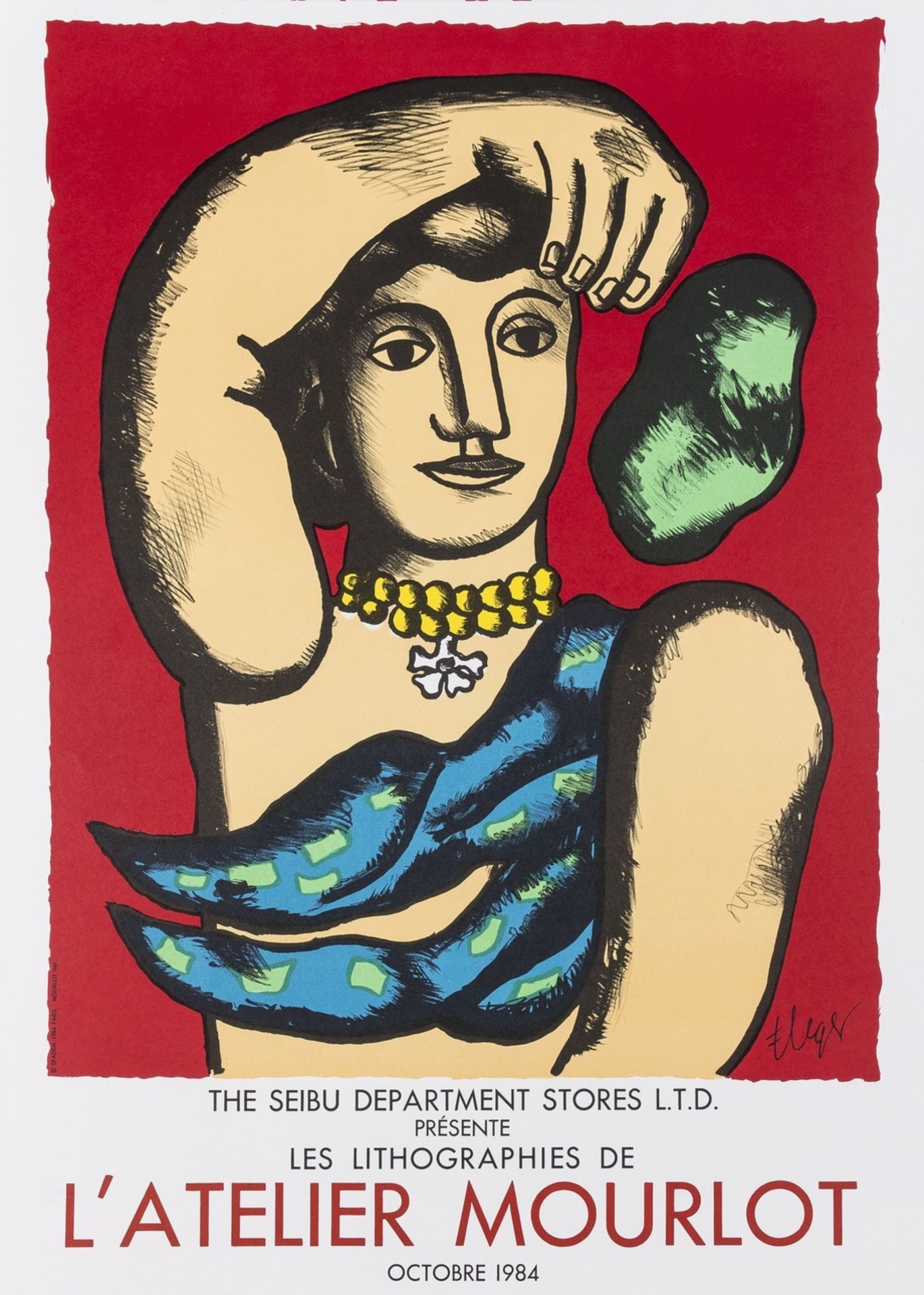 Fernand Leger (1881-1955) (after) Poster for L'Atelier Mourlot