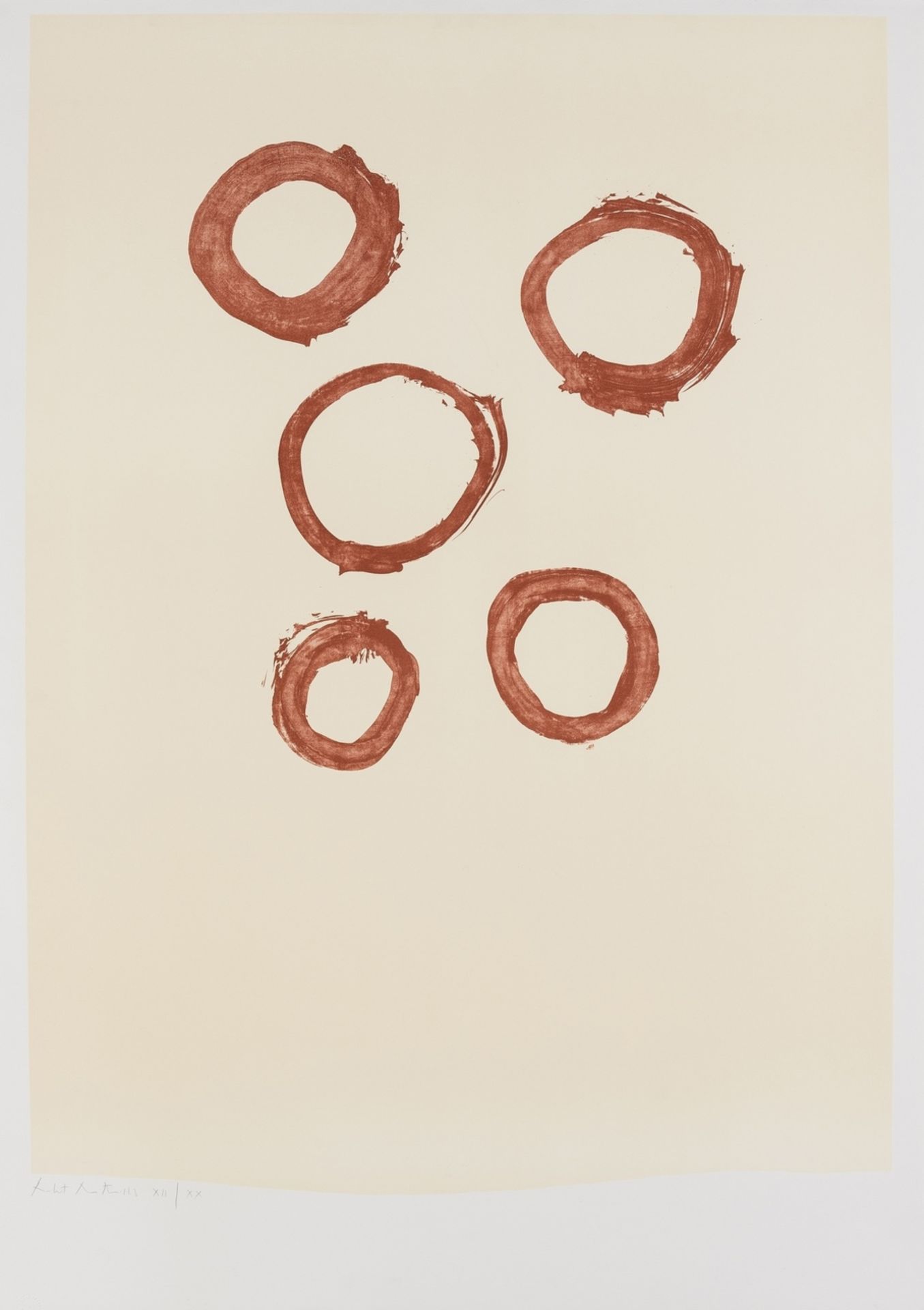 Robert Motherwell (1915-1991) Five Circles (Belknap 78)