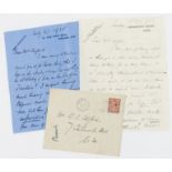 Birrell (Augustine) 11 Autograph Letters signed to Lucy Clifford, 1922-28.