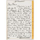 American Letters.- Collection, 9 ALs.s., 1 poem & 1 postcard signed to Bejamin Holt Ticknor and …