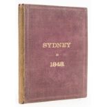 Australia.- Fowles (Joseph) Sydney in 1848: illustrated by copper-plate engravings, Sydney, D. …