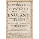 Selden (John) The continuation of An historicall discourse, of the government of England, untill …