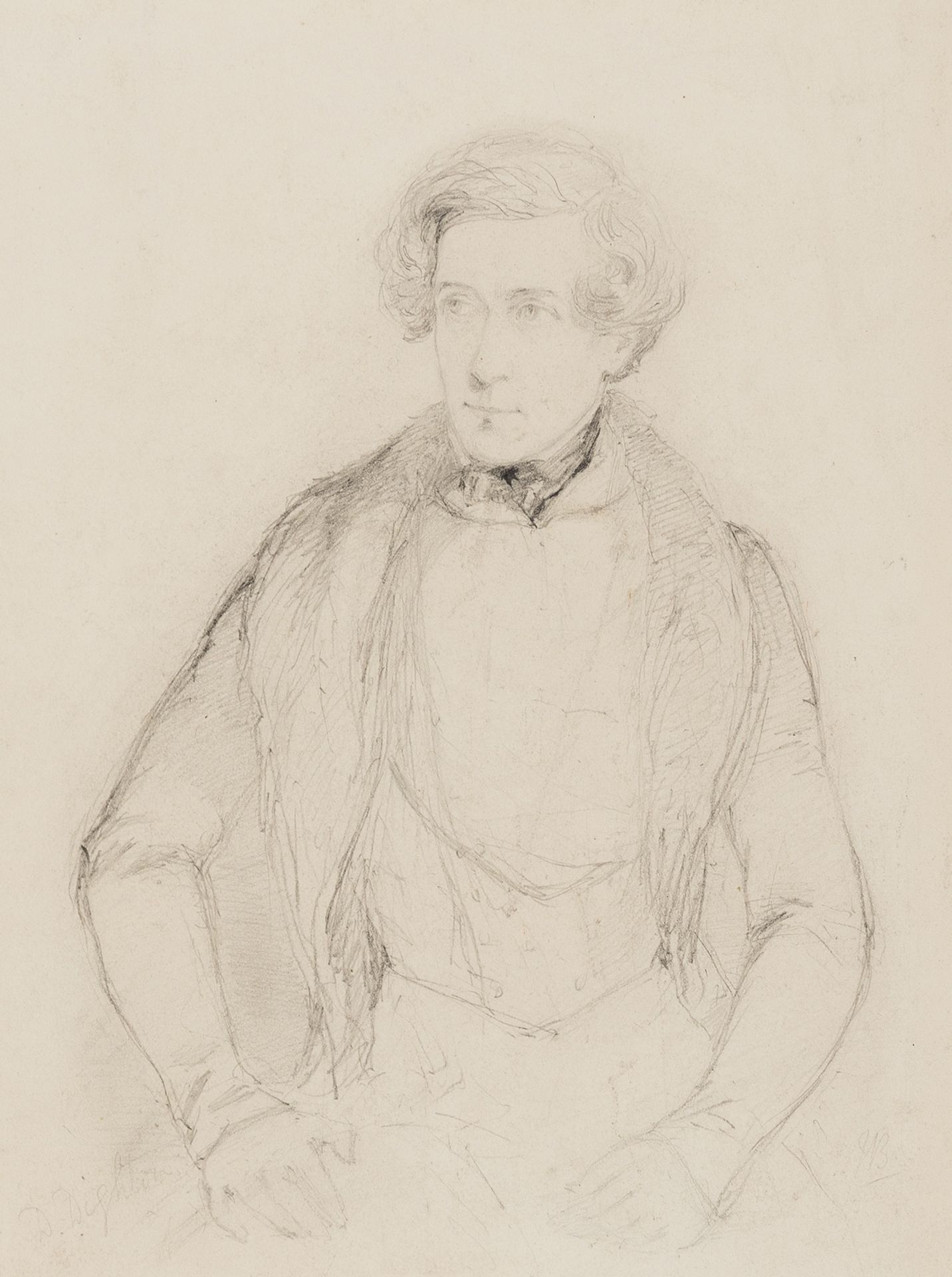 Dighton (Denis) Portrait of John Bostock (fl. 1826-1869); and three other drawings (4) - Image 5 of 5