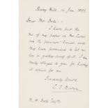 Norton (Charles Eliot) Autograph Letter signed to N.H. Dole, 1899, "I have put the Ms. of my paper …