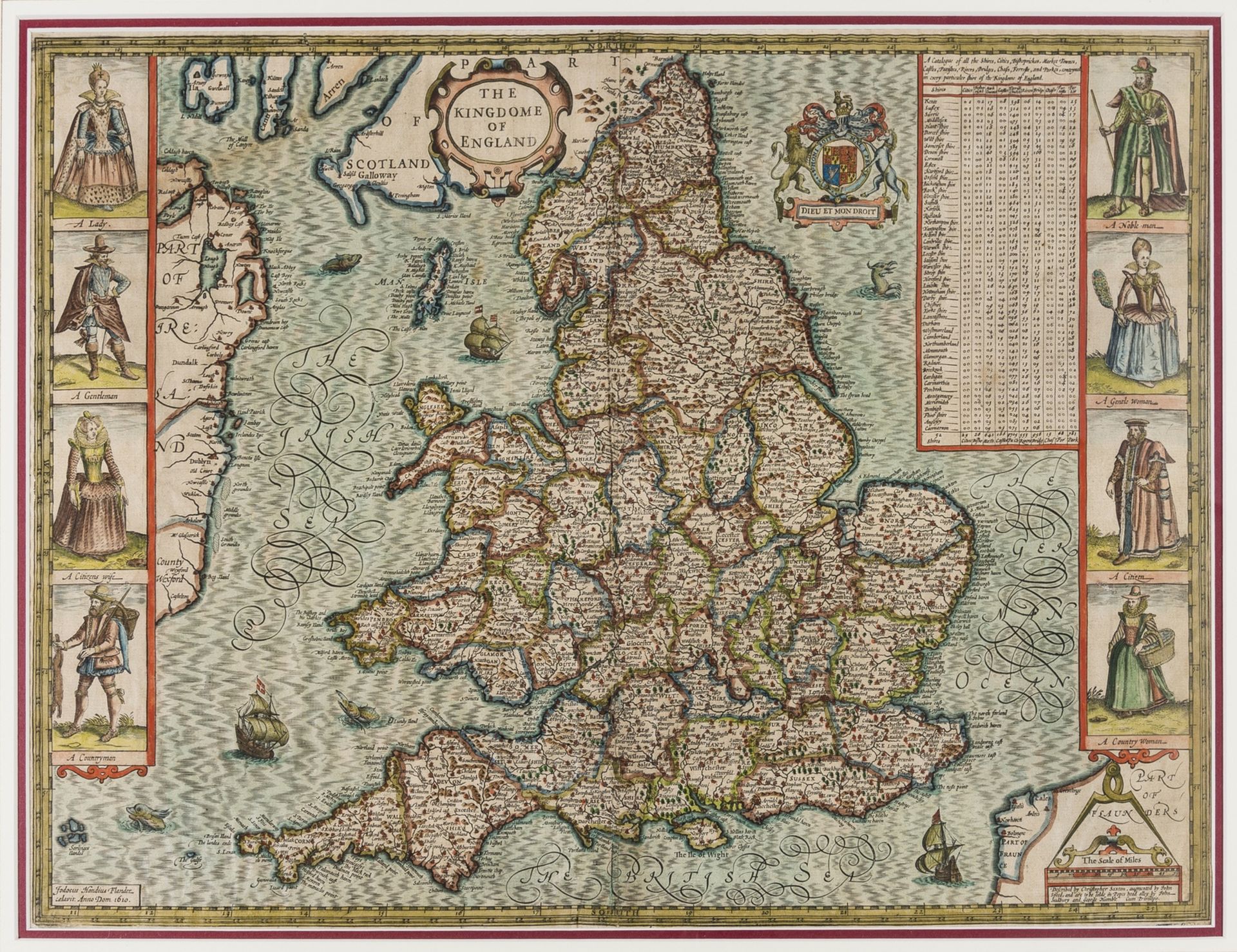 England & Wales.- Speed (John) The Kingdome of England, c. 1610.