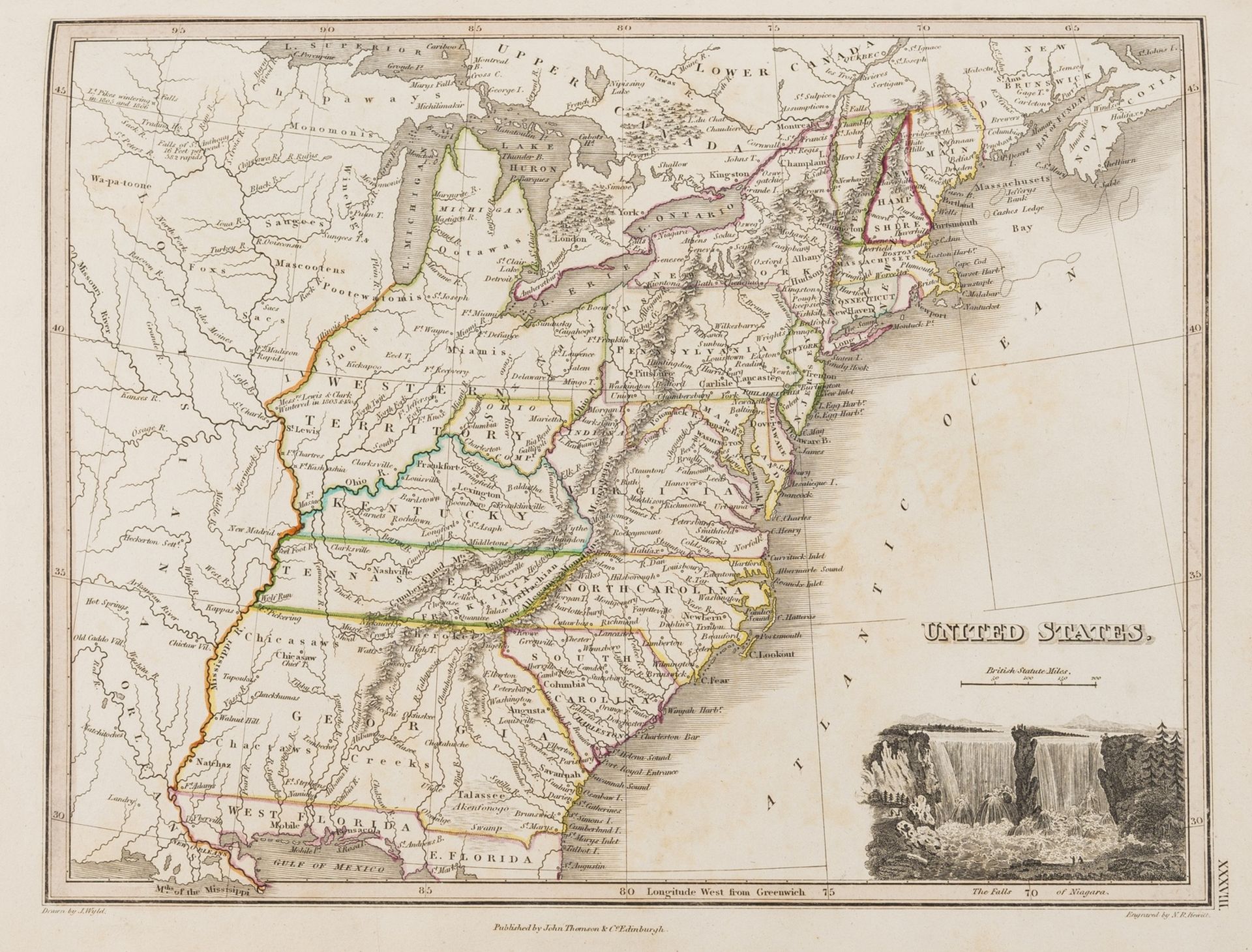 Atlases.- Wyld (James) A General Atlas..., Edinburgh, London & Dublin, John Thomson & Co., [1819].