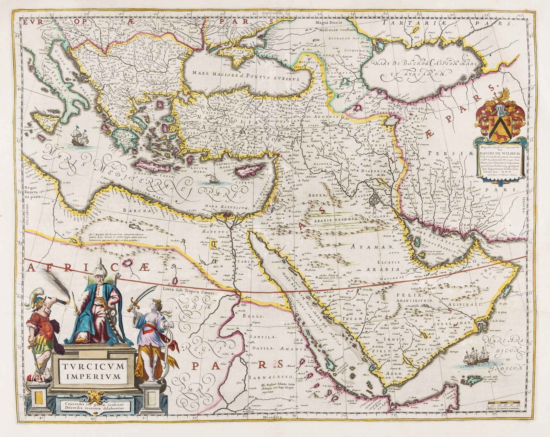 Middle East.- Blaeu (Johan and Willem) Turcicum Imperium, [c. 1638]