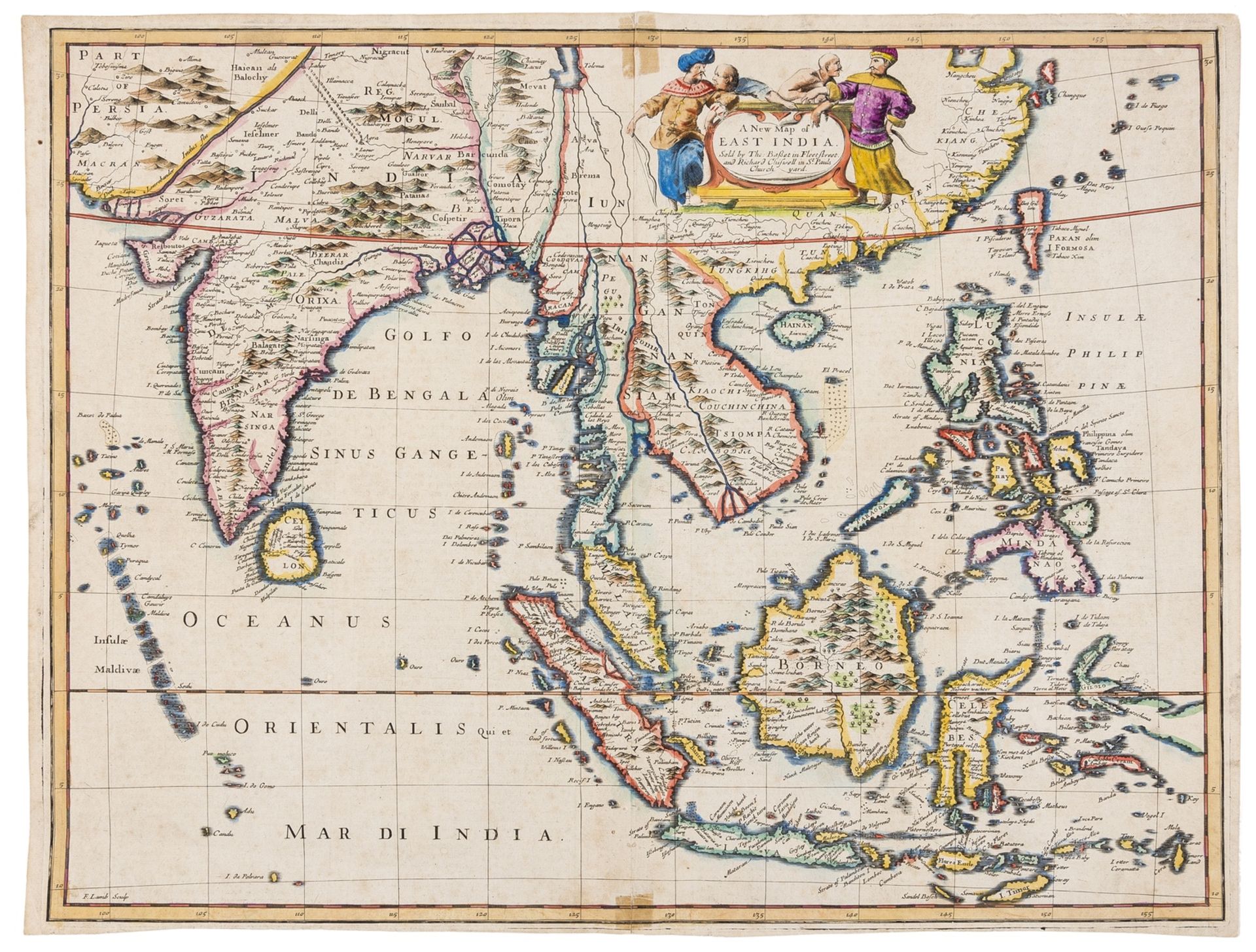 Asia.- East Indies.- Speed (John) A New Map of East India, [1676].