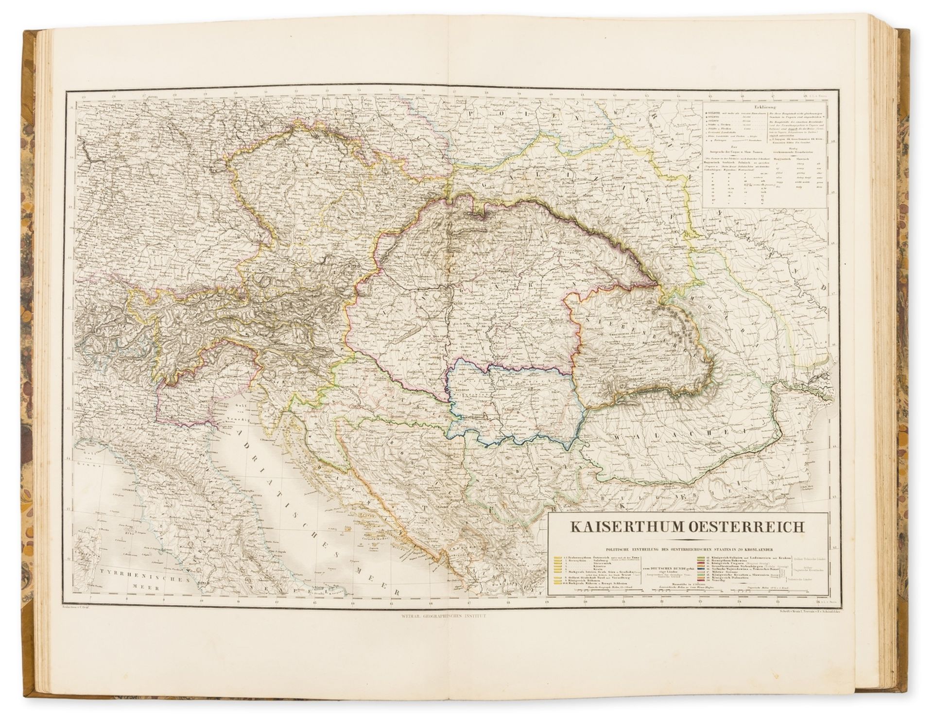 Atlases.- Kiepert (Dr. H.) C.Graf, A.Graf & Dr.C.Bruhns. Hand-Atlas der Erde und des Himmels, …