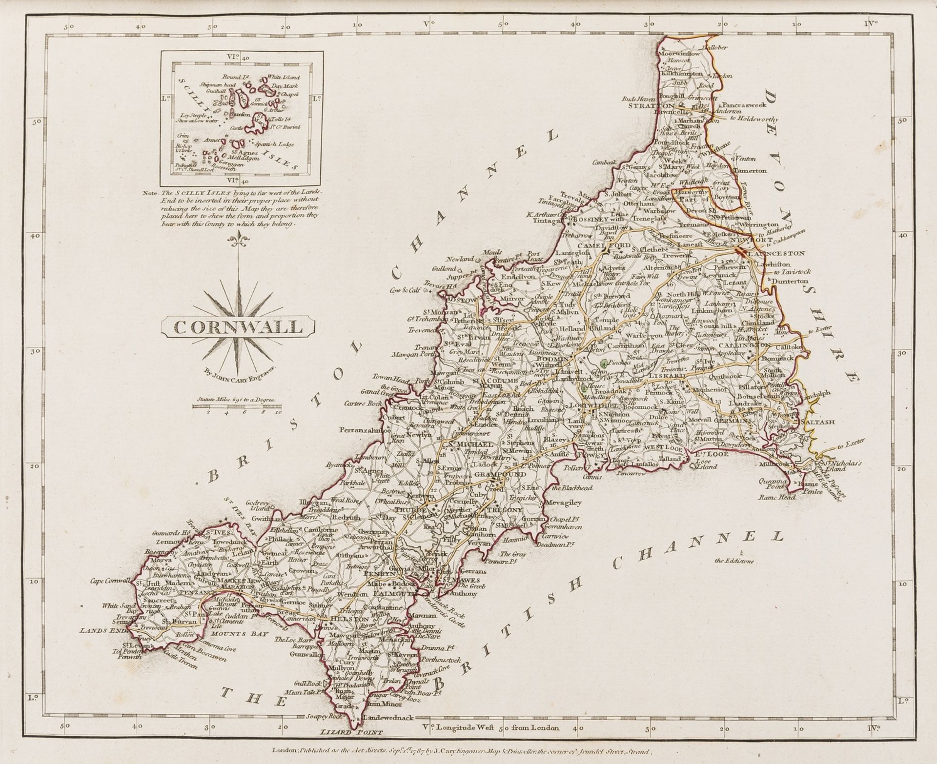 Britain.- Cary (John) Cary's New and Correct English Atlas, 1787 & Cary's New Map of England and …