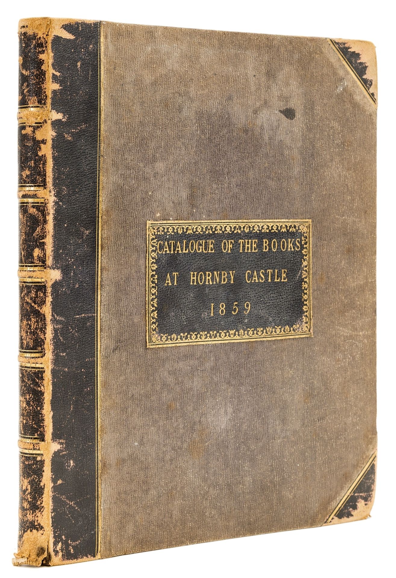 Yorkshire.- Catalogue of the Books at Hornby Castle, manuscript, 1859 [c.1860].