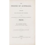 Australia.- Maslen (T.J.) The Friend of Australia; or, a Plan for Exploring the Interior, first …