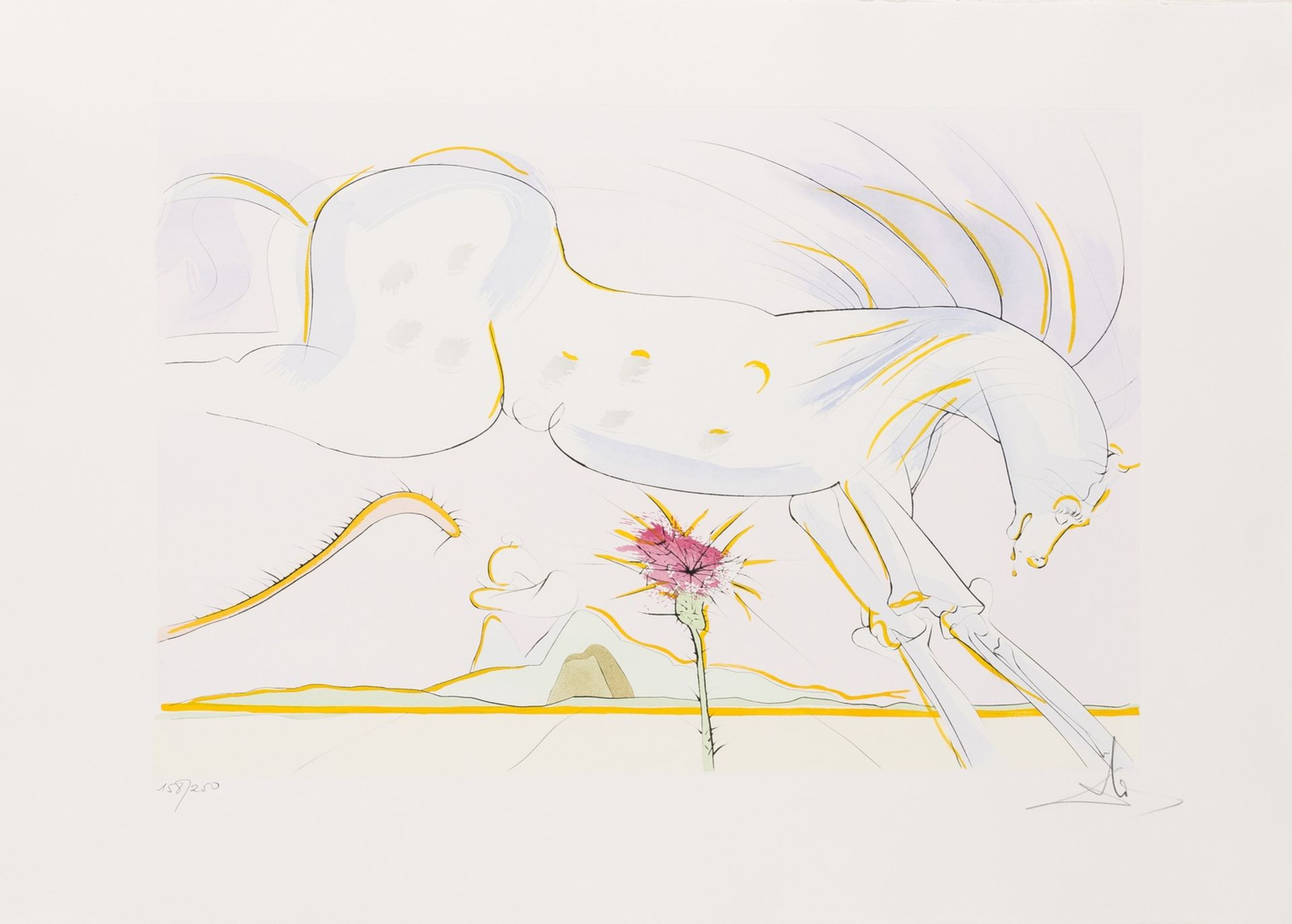 Salvador Dali (1904-1989) Le Bestiaire de la Fontaine Dalinise (Michler & Lopsinger 653-664) - Bild 8 aus 14