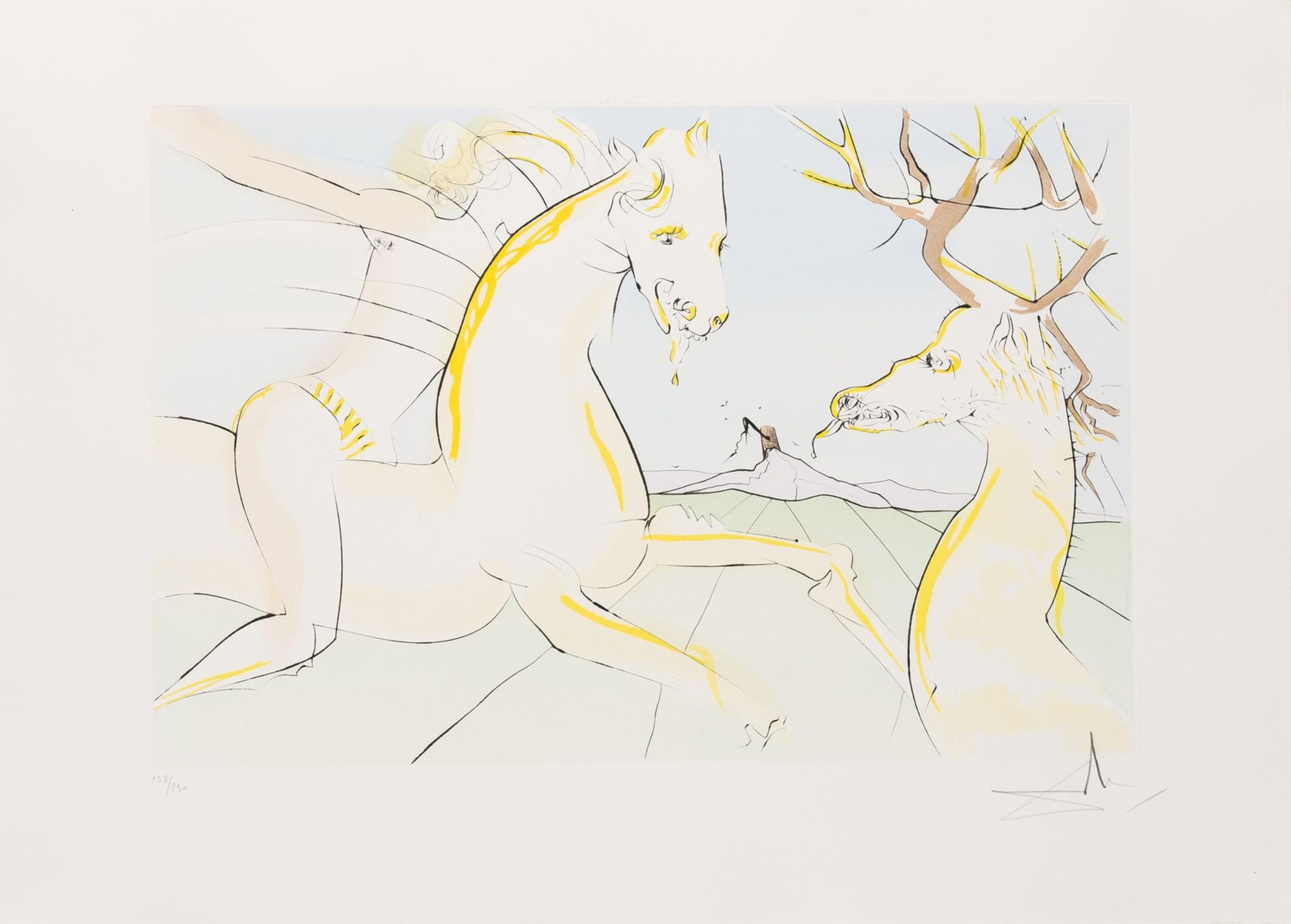 Salvador Dali (1904-1989) Le Bestiaire de la Fontaine Dalinise (Michler & Lopsinger 653-664) - Bild 9 aus 14