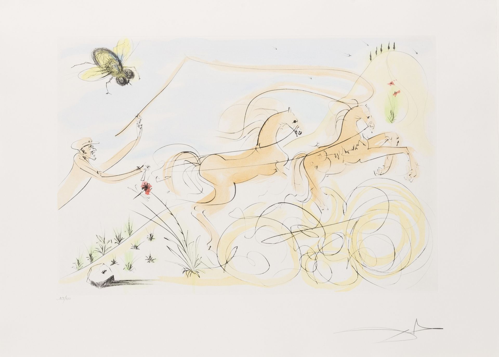 Salvador Dali (1904-1989) Le Bestiaire de la Fontaine Dalinise (Michler & Lopsinger 653-664) - Bild 10 aus 14