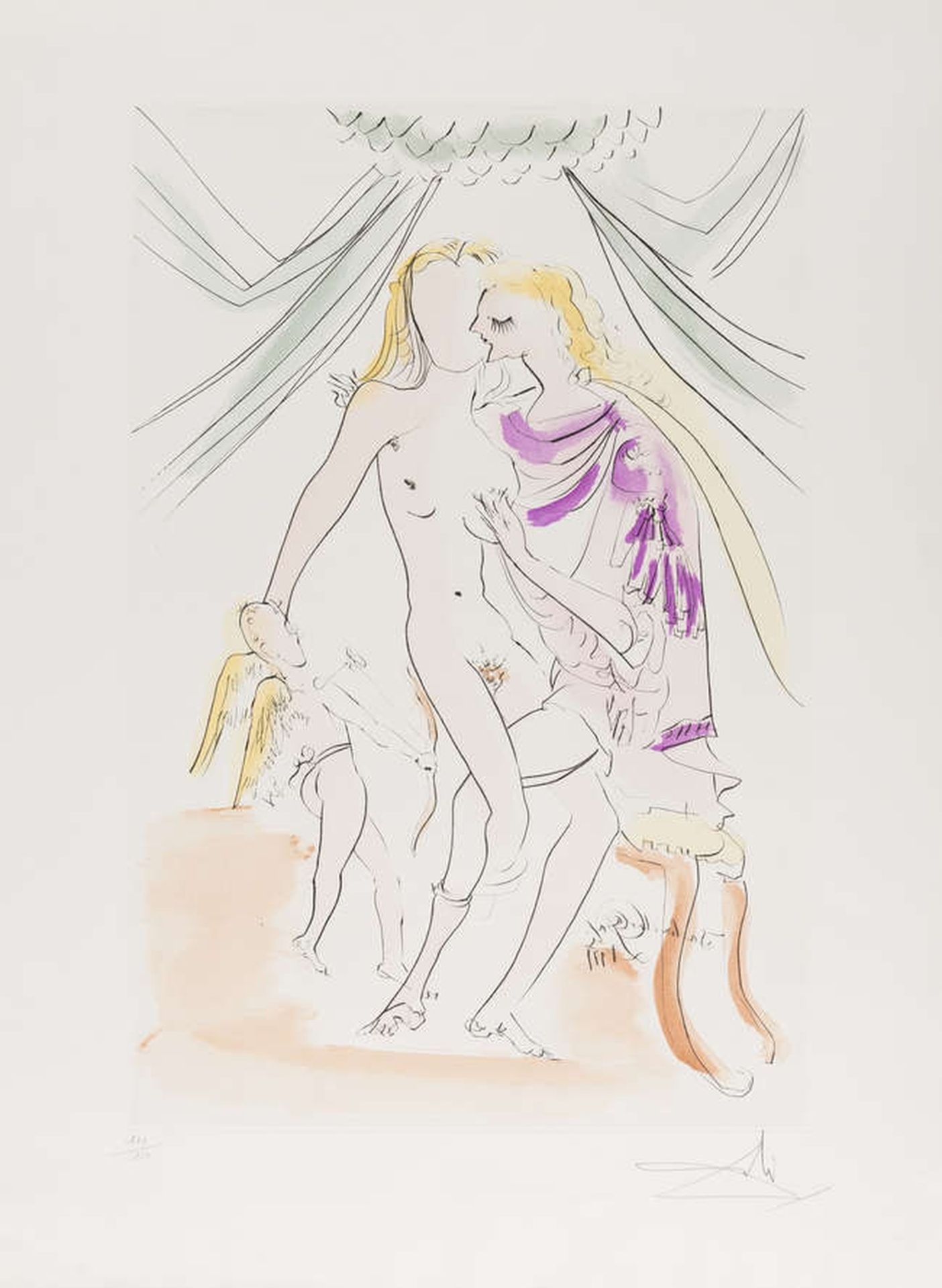 Salvador Dali (1904-1989) Venus (Field 74-17-A; M&L 677e)