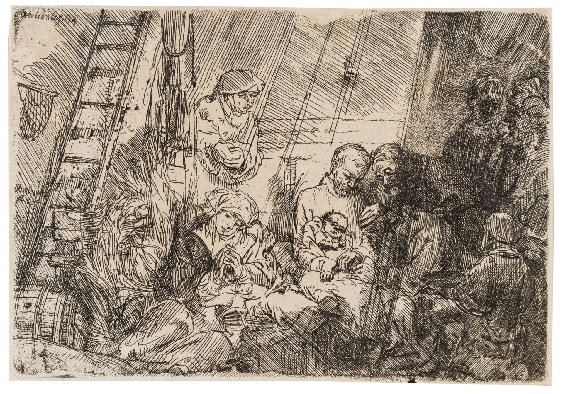 Rembrandt van Rijn (1606-1669) The Circumcision in the Stable