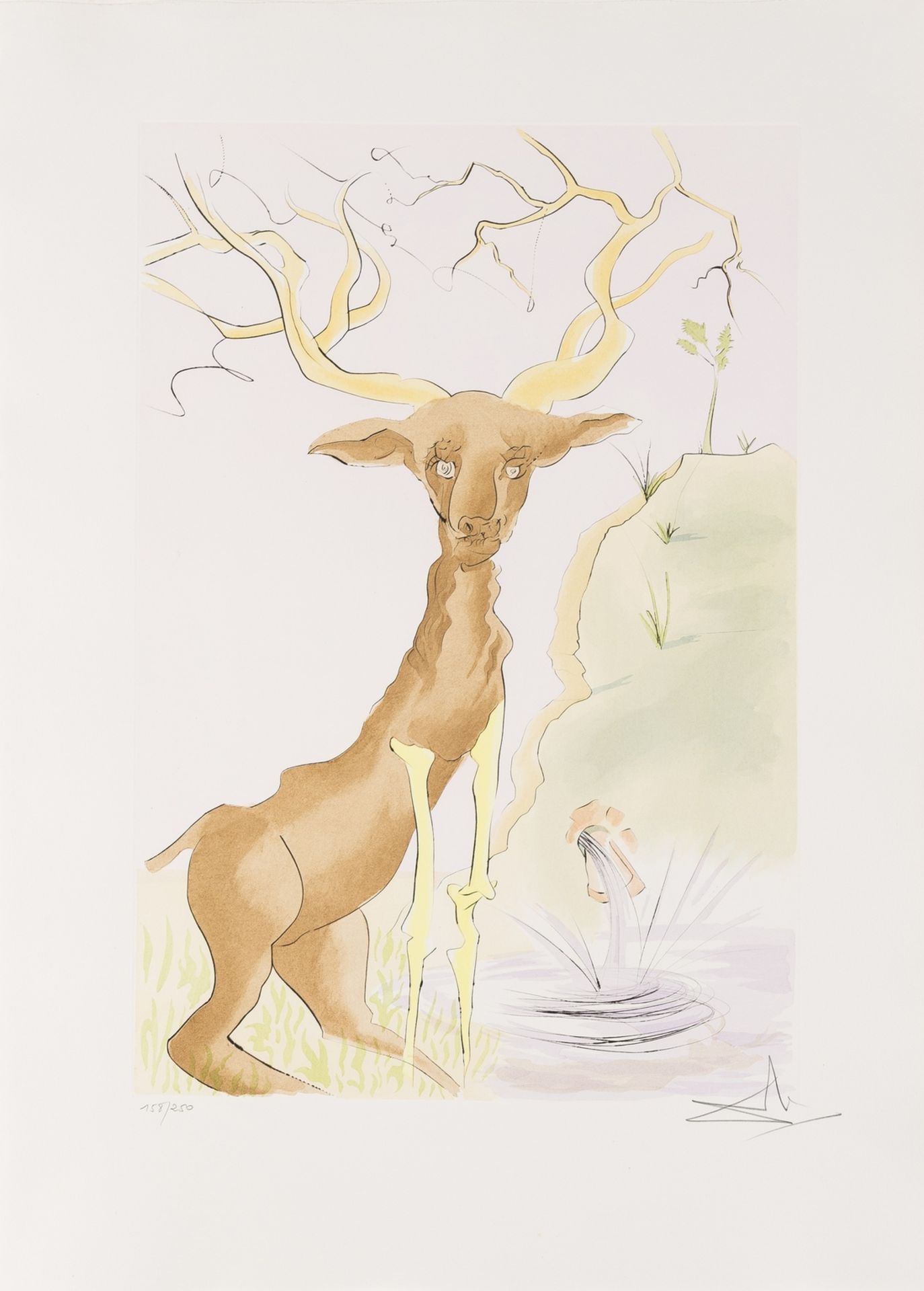 Salvador Dali (1904-1989) Le Bestiaire de la Fontaine Dalinise (Michler & Lopsinger 653-664)