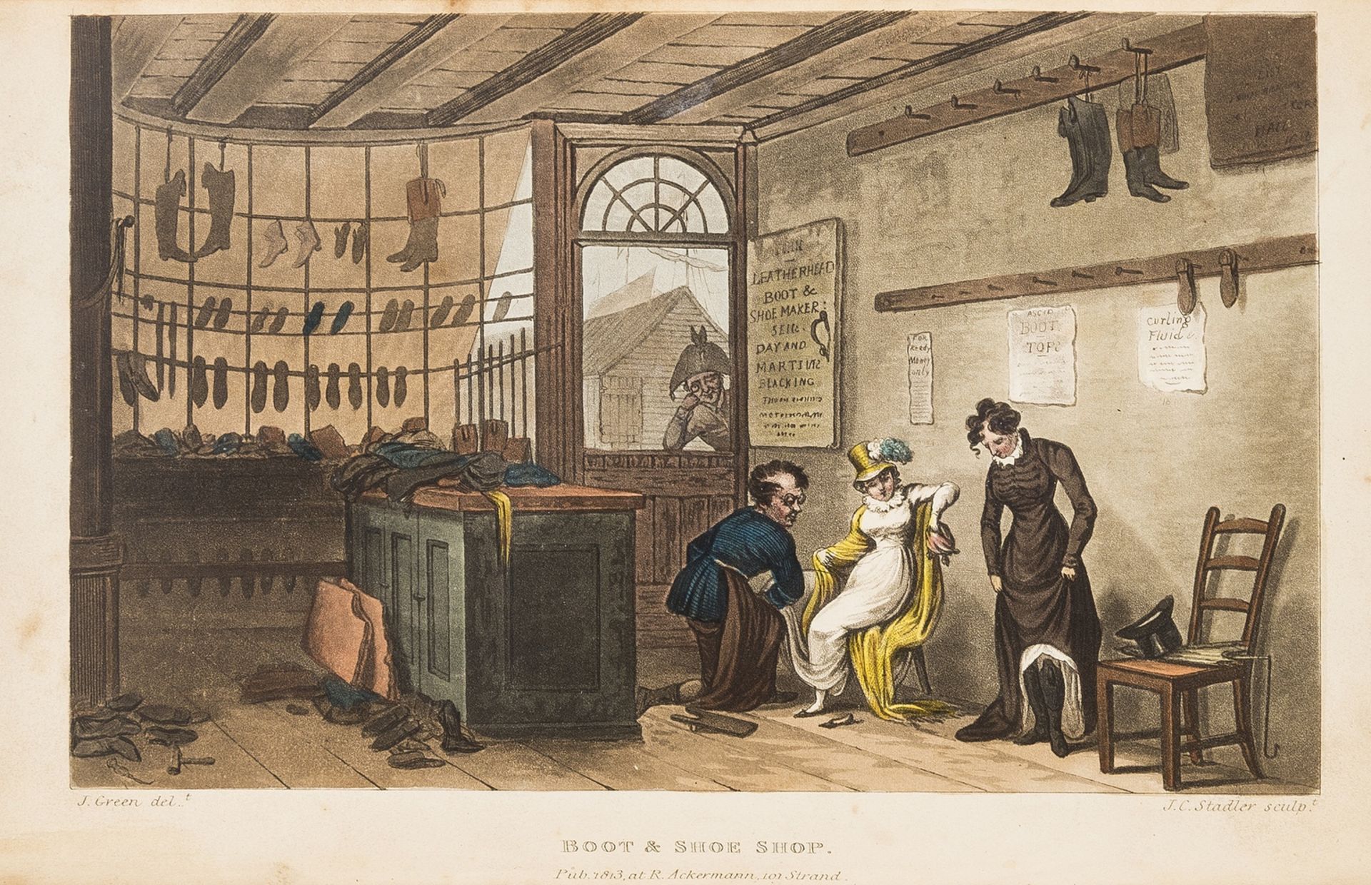 Yorkshire.- Rowlandson (Thomas, illustrator).- [Papworth (J. B.) & others], Poetical Sketches of …