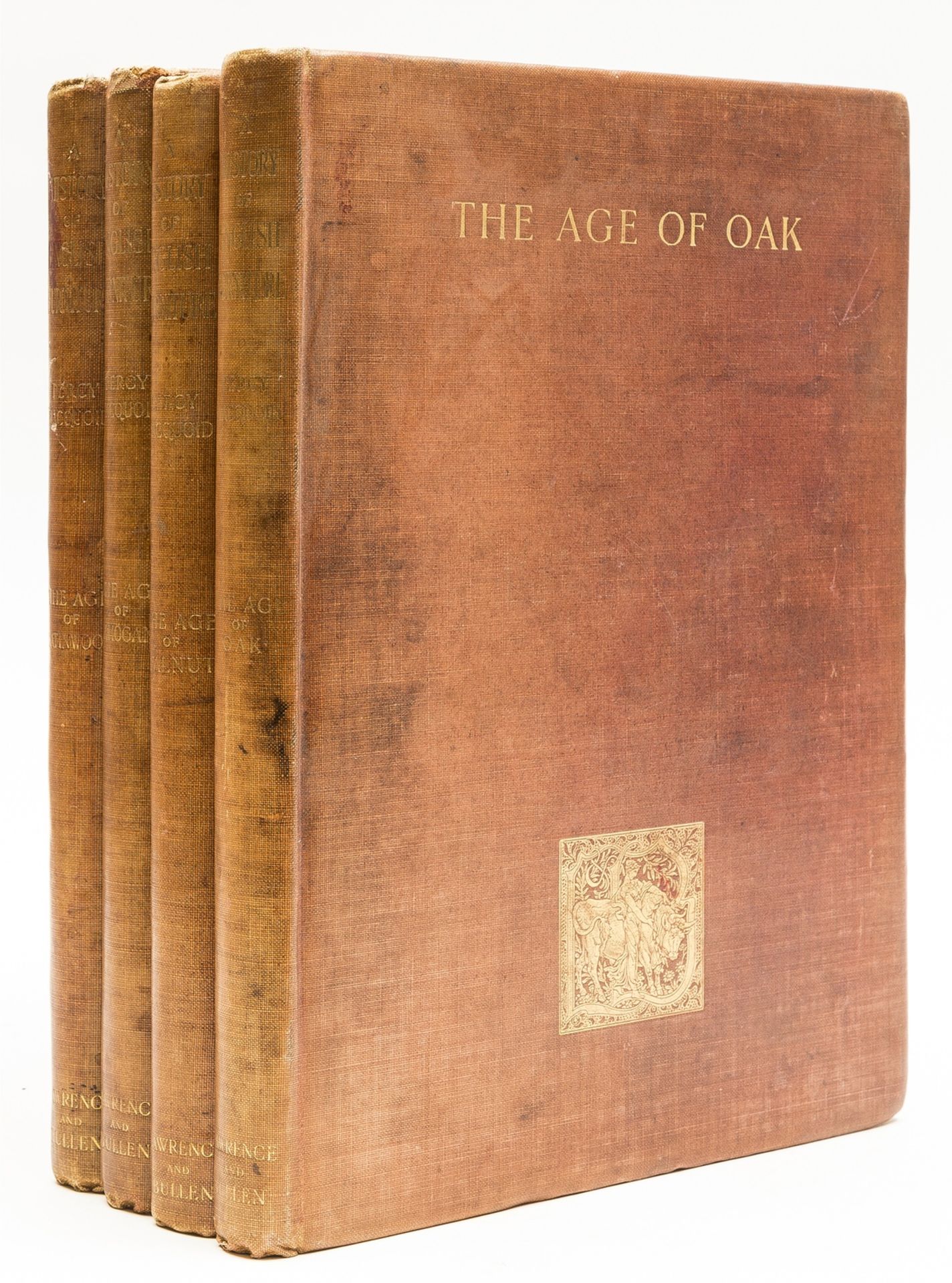 Macquoid (Percy) A History of English Furniture [The Age of Oak; Walnut; Mahogany; Satinwood], 3 …