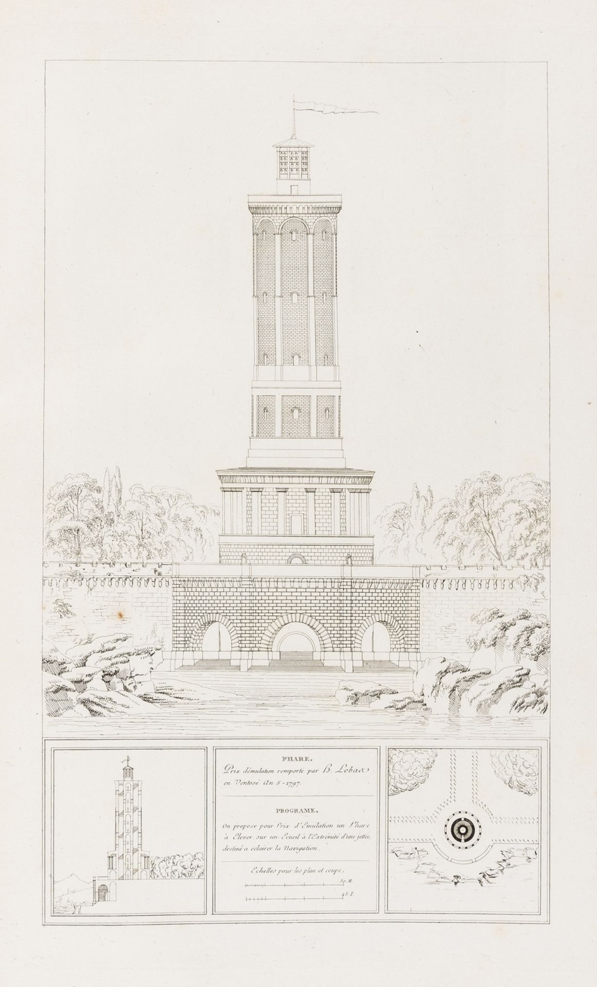 [Collection des Prix que la ci-devant Académie d'Architecture], [c.1791-1800].