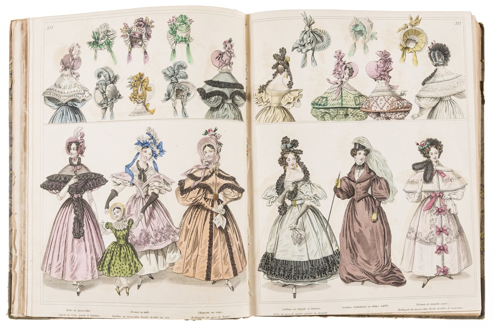 Fashion.- [Townsend's Monthly Selection of Parisian Costumes], 2 vol., c.1830.