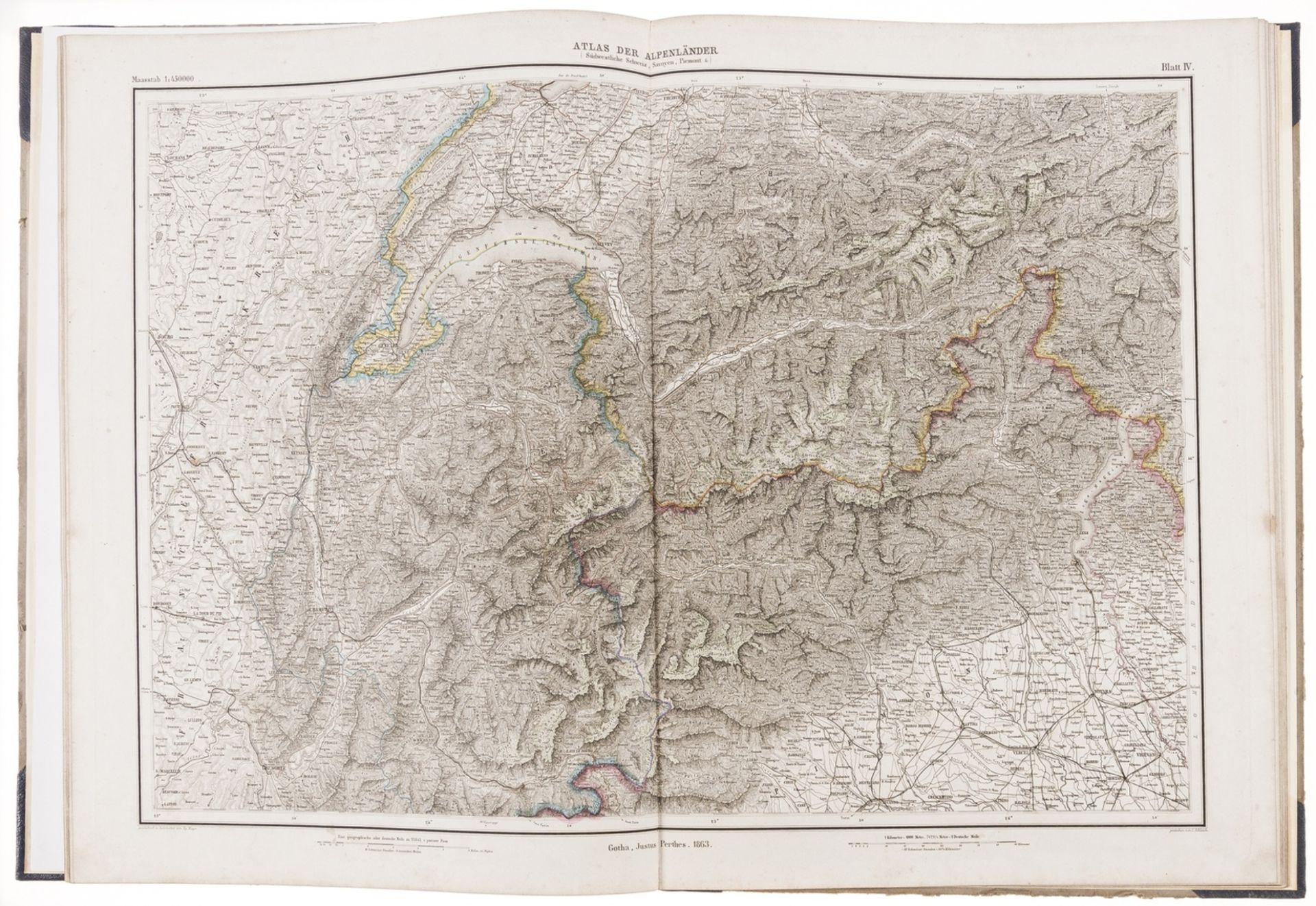 Alps.- Mayr (J. G.) Atlas der Alpenlander, 1858.