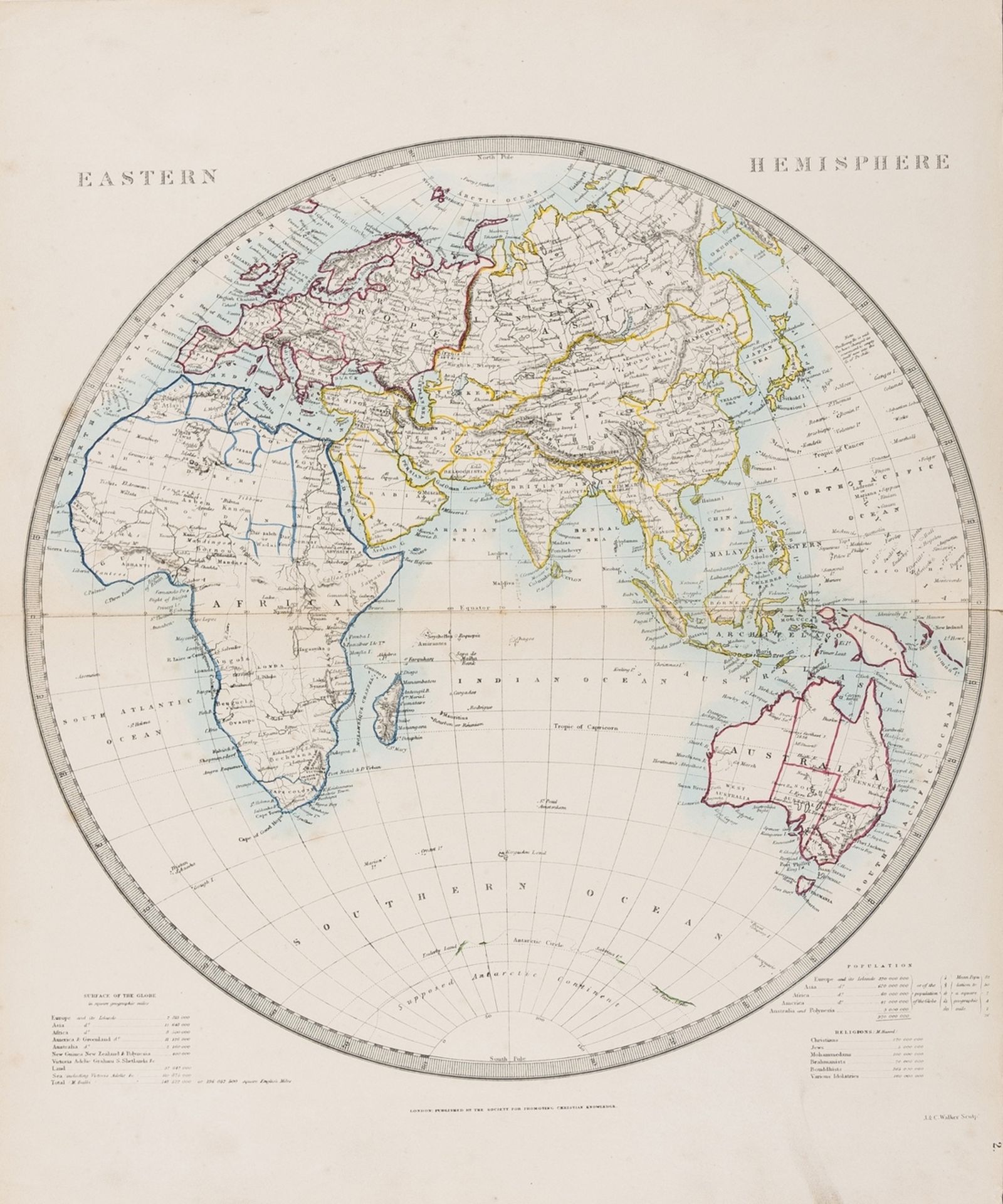 Atlases.- Modern Atlas (A), Society for Promoting Christian Knowledge, [c.1850]; and 10 others (11)