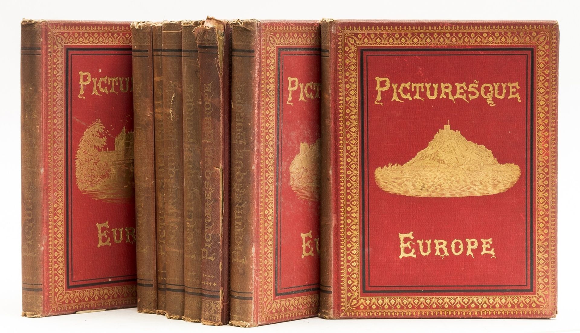 Europe.- Bayard (Taylor) Picturesque Europe, 8 vol., first English edition, 1876.