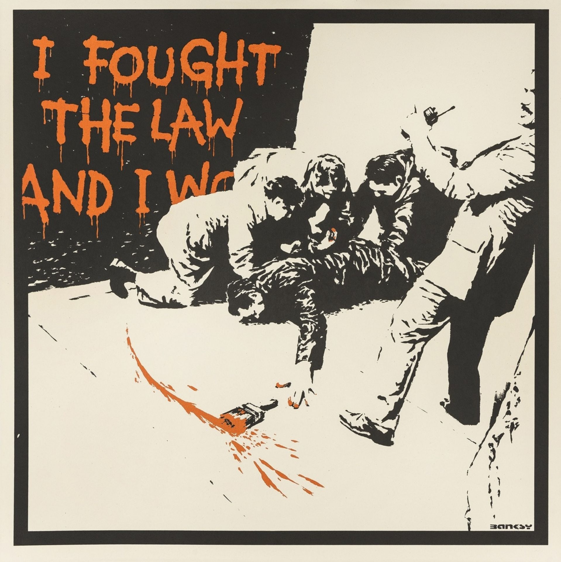 Banksy (b.1974) I Fought the Law