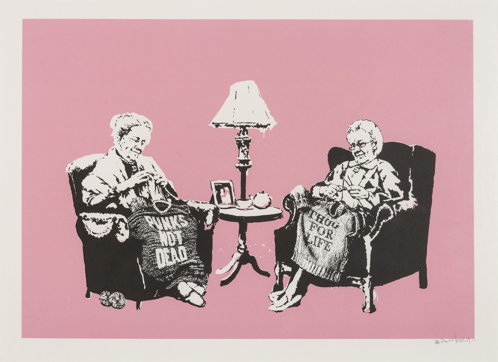 Banksy (b.1974) Grannies