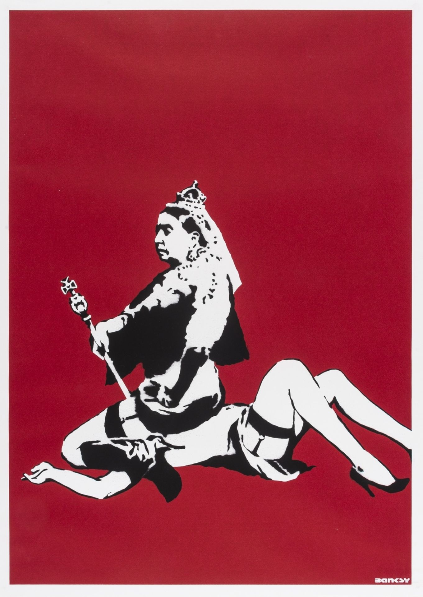 Banksy (b.1974) Queen Vic