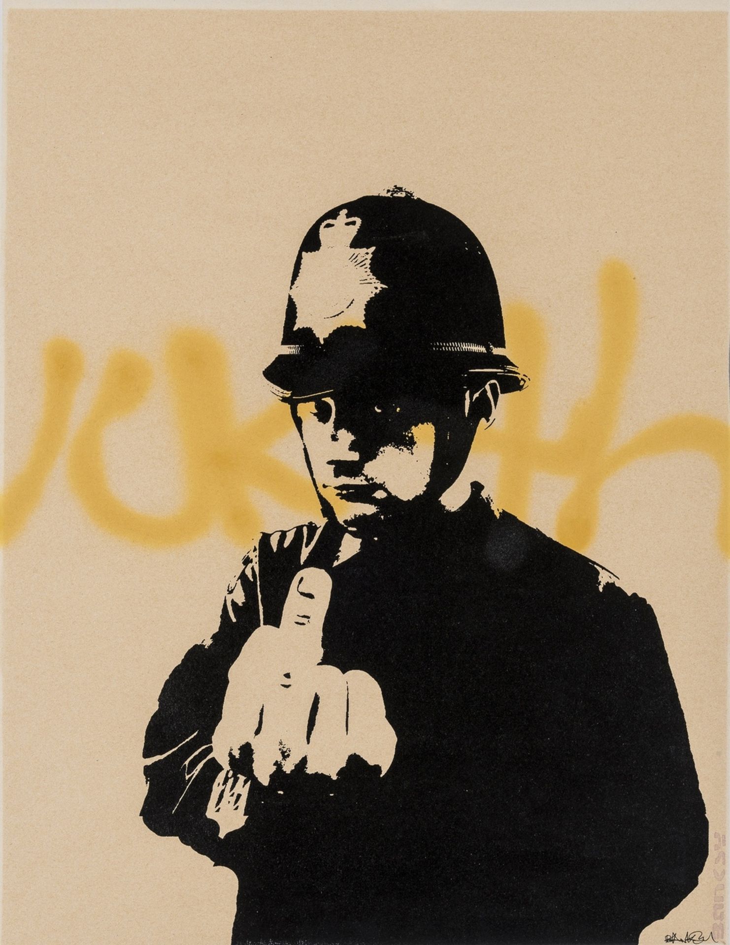 Banksy (b.1974) Rude Copper