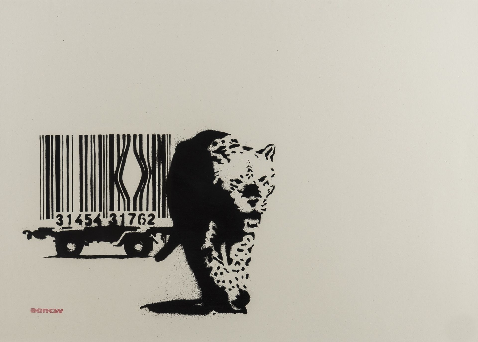 Banksy (b.1974) Barcode