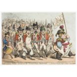 Gillray (James) Supplementary-Militia, turning-out for Twenty Days Amusement, 1796.