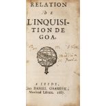 [Dellon (Charles)] Relation de l'Inquisition de Goa, first edition, Leiden, Daniel Gaasbeek, 1687.