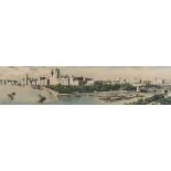 China.- Anonymous. Panoramic view of Shanghai, [c.1930's]; and another (2)