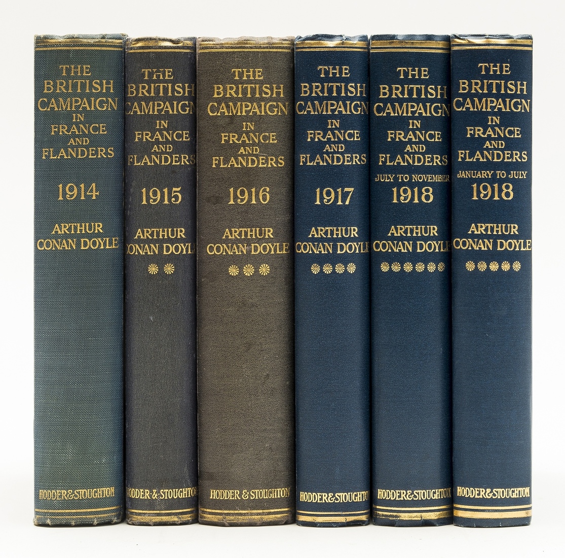 Doyle (Sir Arthur Conan) The British Campaign in France and Flanders, 6 vol., vol.3 signed by the …