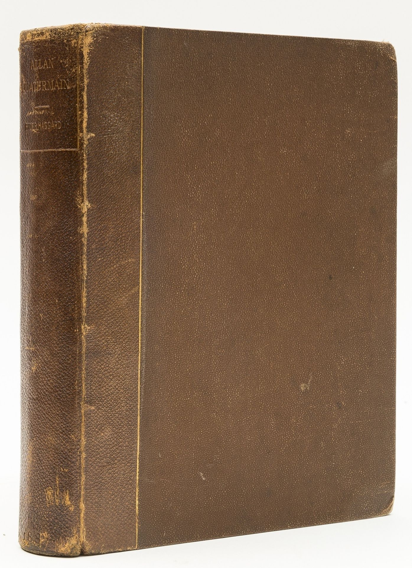 Haggard (H. Rider) Allan Quatermain, number 19 of 112 large paper copies, 1887.