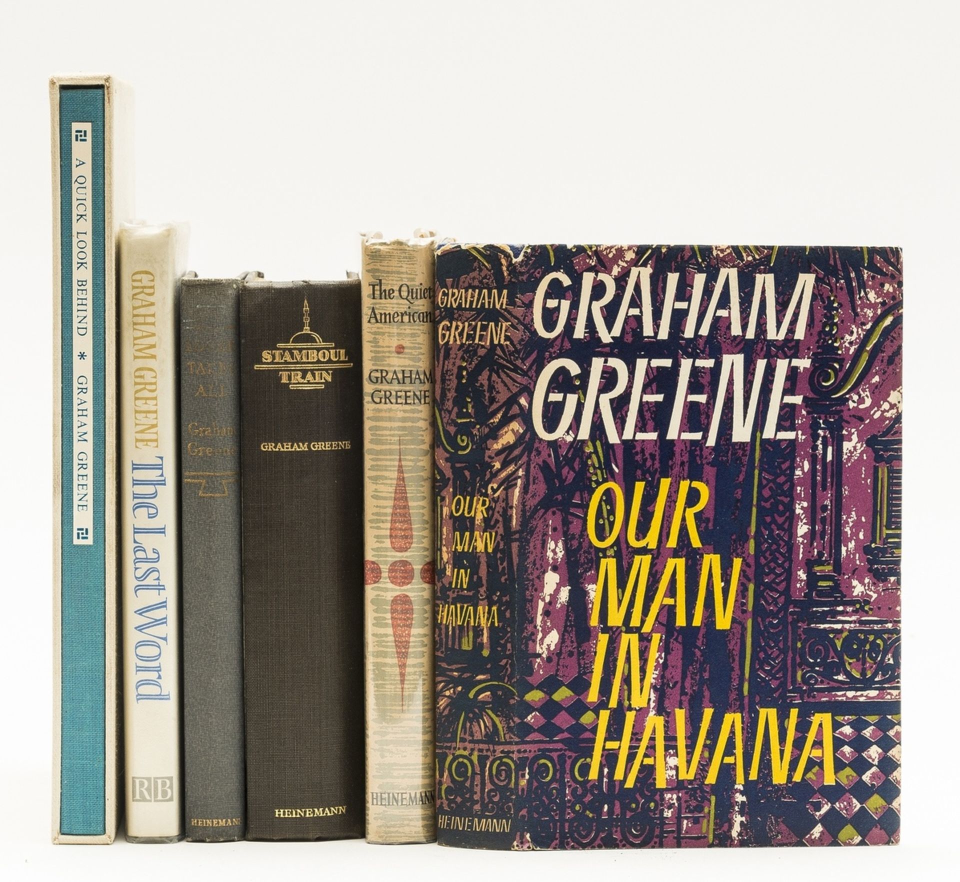 Greene (Graham) A Quick Look Behind, one of 330 copies signed by the author, 1983; and 5 others by …