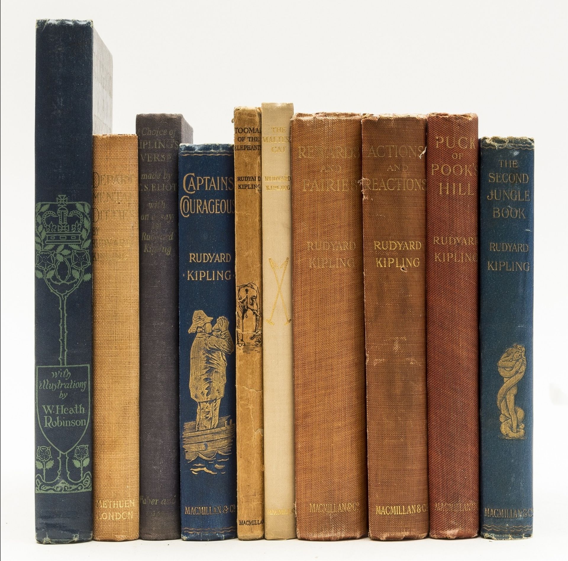 Kipling (Rudyard) The Second Jungle Book, first edition, 1895; and 9 others by the same, some …