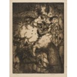 Detmold (Edward Julius) The Owl, etching, [early 20th century]