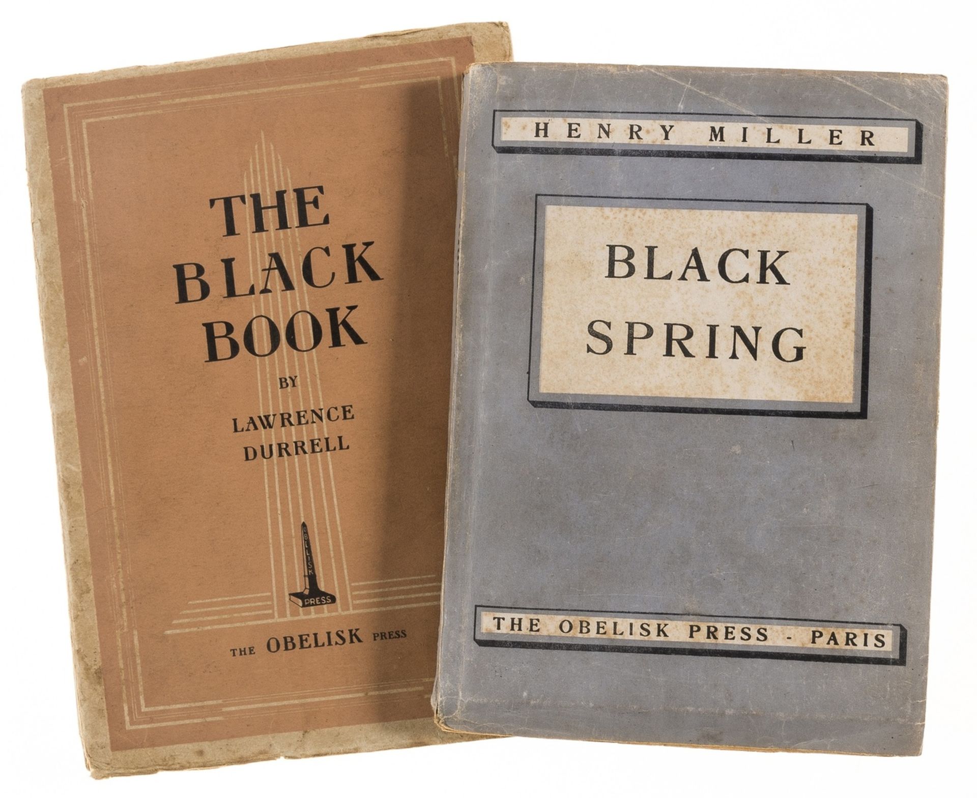 Obelisk Press.- Durrell (Lawrence) The Black Book, first edition, 1938; and another by the Obelisk …