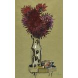 Beaton (Cecil) Still life with flowers in a vase, watercolour, [20th century]