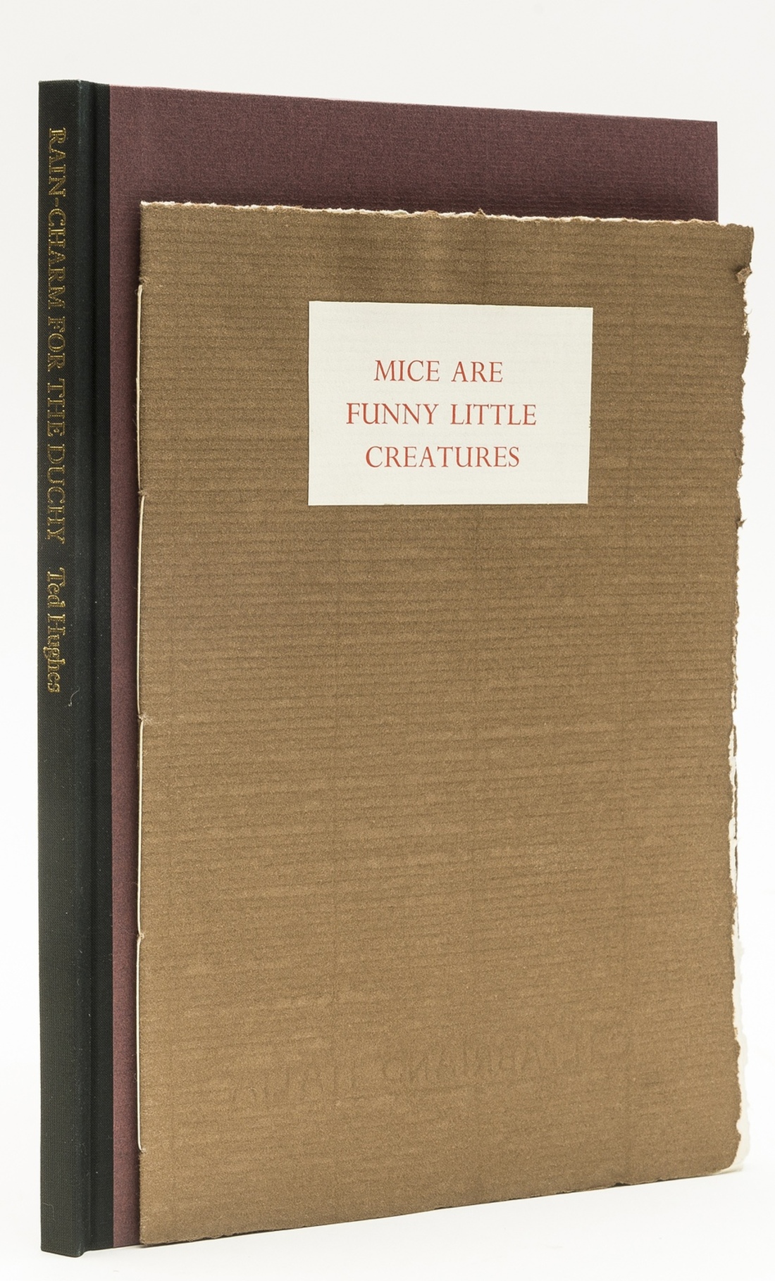 Hughes (Ted) Mice are Funny Little Creatures, one of 75 copies signed and numbered by the author, …